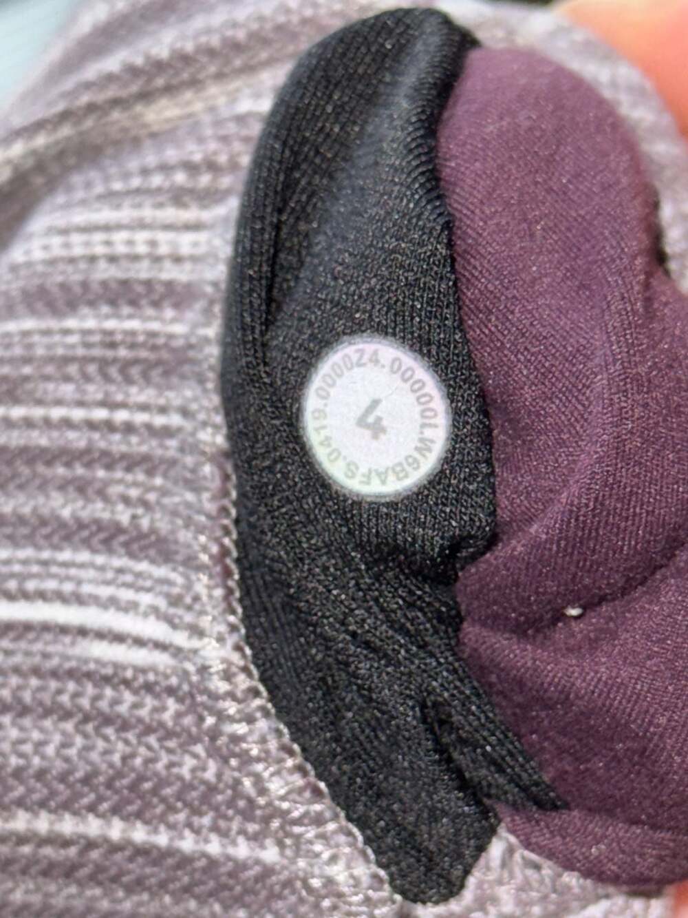 Lululemon Wunder Under High-Rise Crop 21" Space Dye Purple Size 4 - Picture 5 of 5